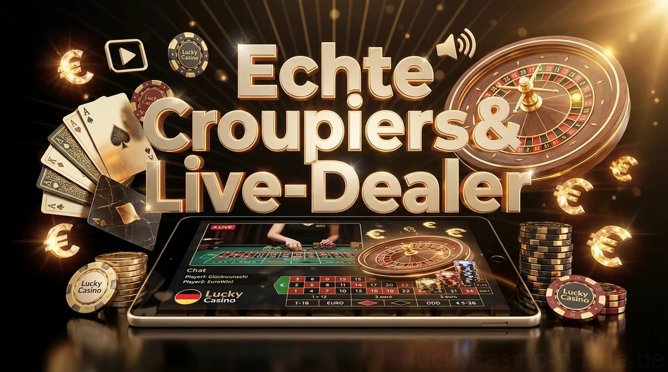 Echte Croupiers& Live-Dealer